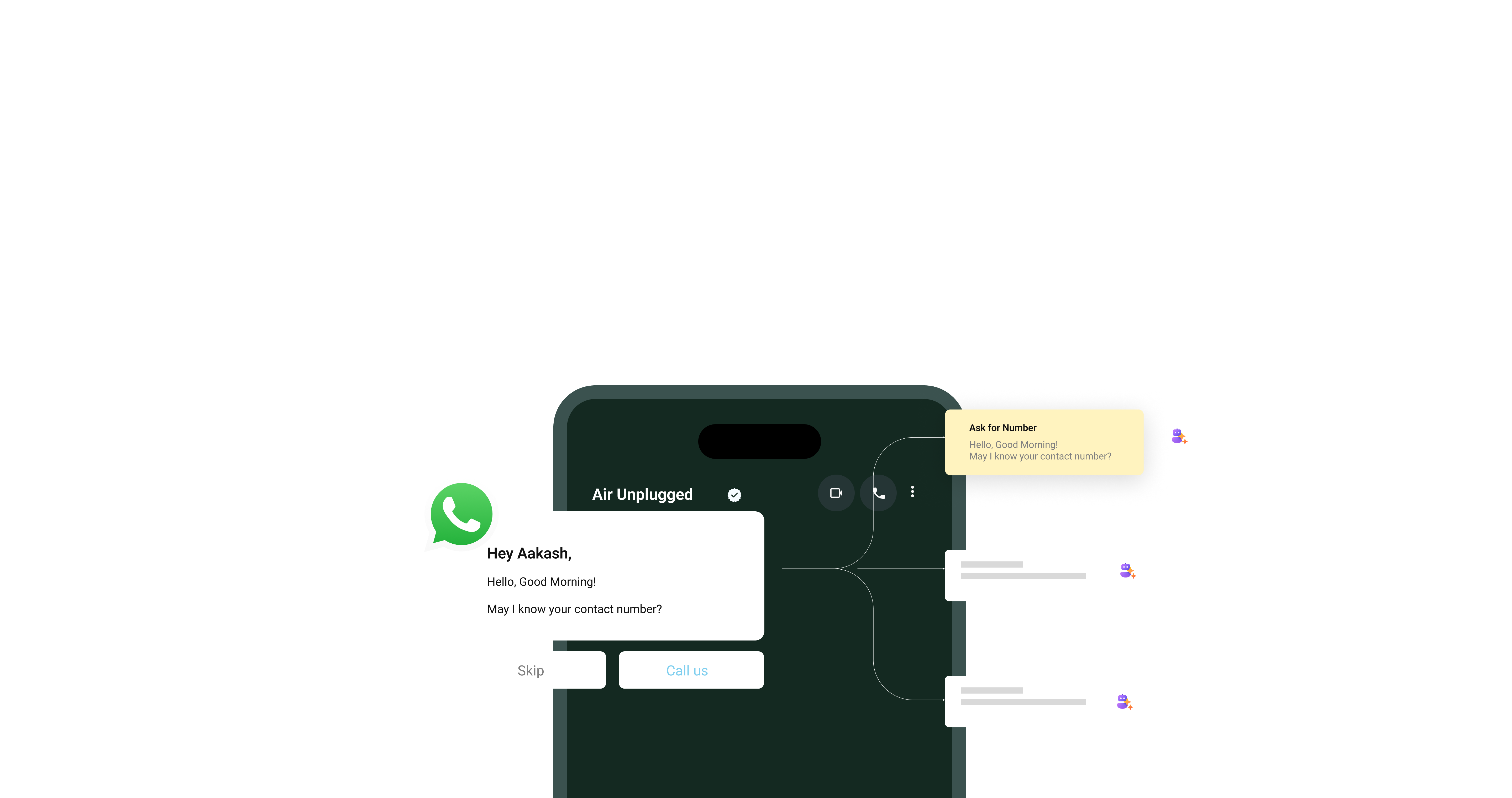 No-Code Chatbot Builder Graphic