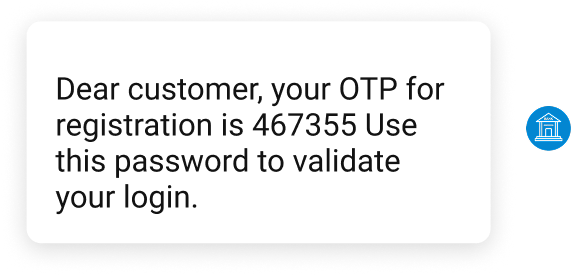 OTP SMS Message