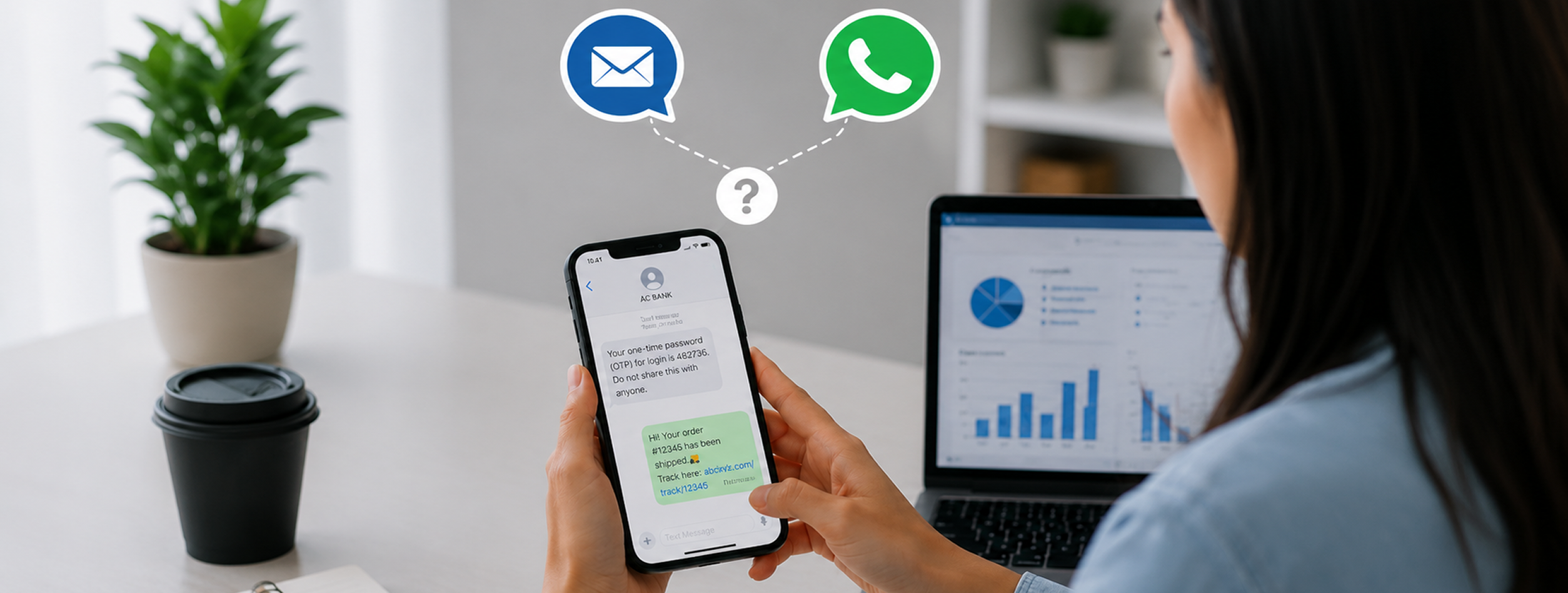 SMS and WhatsApp Business API